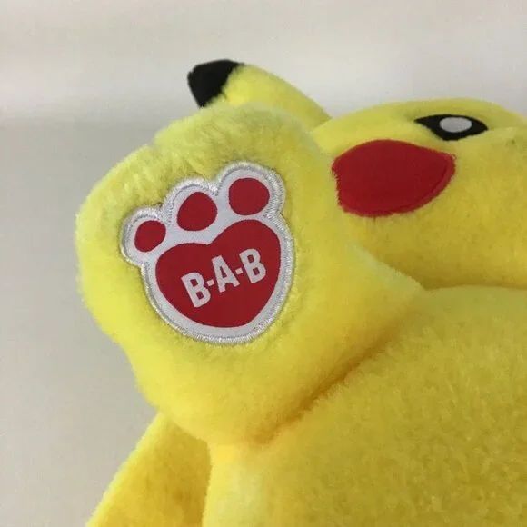Build A Bear Workshop Pokemon Pikachu Plush Stuffed Large 17" Toy 2017 Authentic - Picture 3 of 6